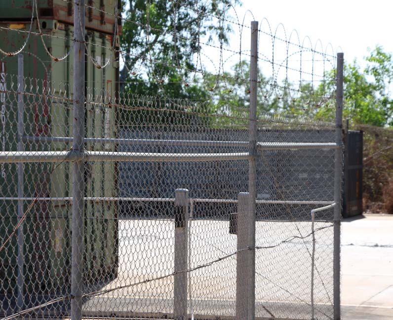 ASNO inspections include physical protection measures for the storage of UOC.