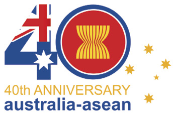 Australian-ASEAN 40th anniversary logo