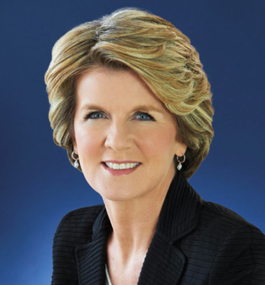 Minister for Foreign Affairs
The Hon. Julie Bishop MP