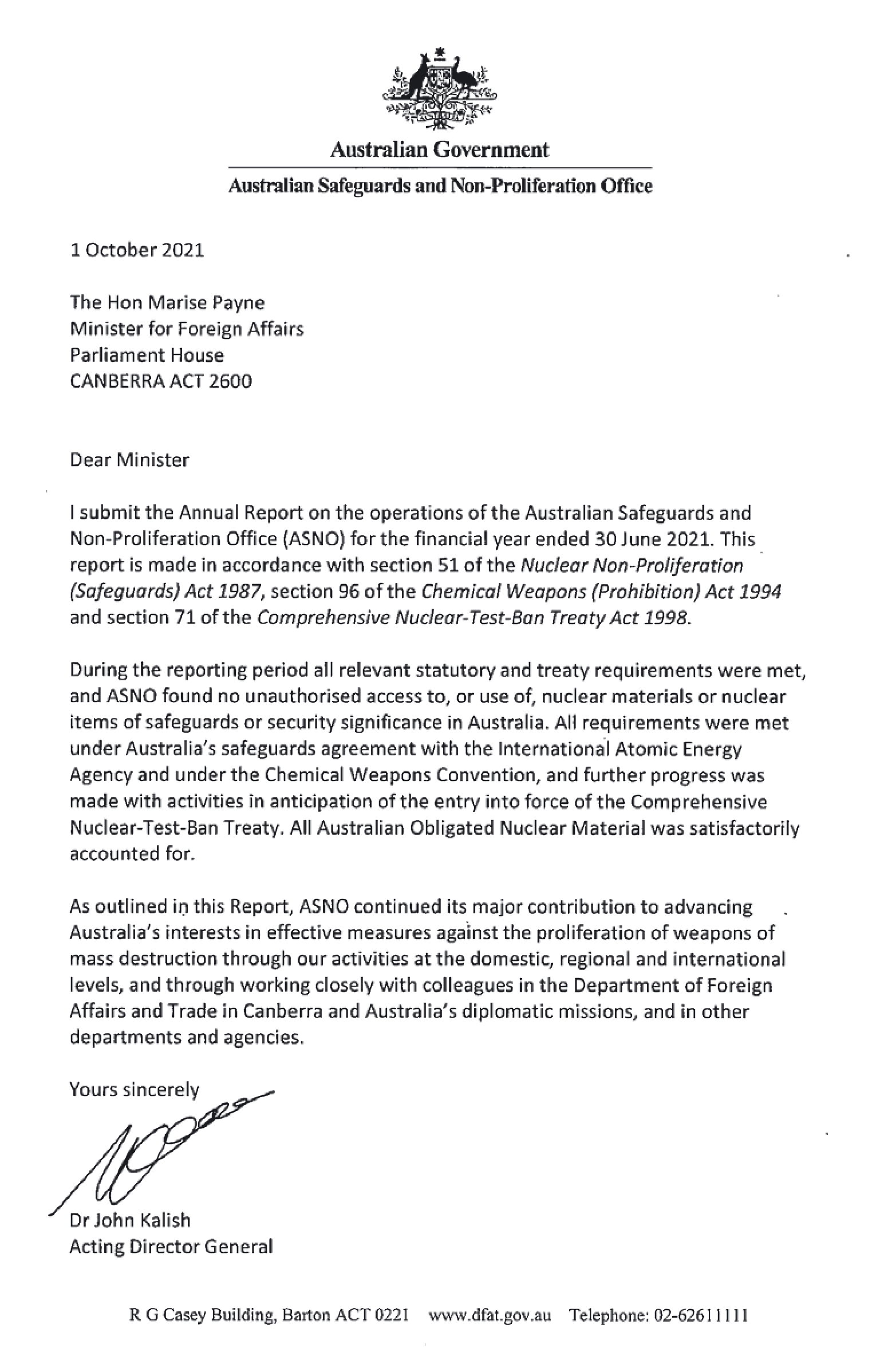 Letter of transmittal