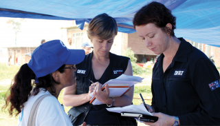 Anita Dwyer, Sarah Boddington, Nepal earthquakes, May 2015