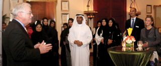Mr Robb, UAE–Australia Alumni network, Dubai, April 2015
