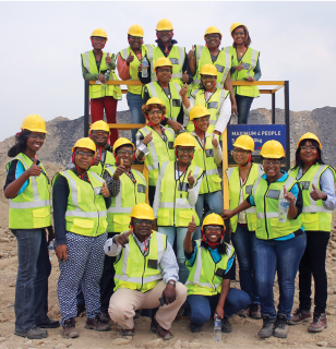 Mining and Gender Study Tour, Kriel Mine, South Africa, March 2015