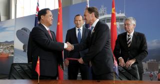 David Mason, Antarctic cooperation agreement, Hobart, September 2014