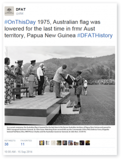 #OnThisDay history tweet