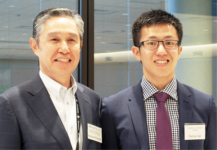New Colombo Plan Japan Scholar, Patrick Gan, University of Western Sydney, meets with Mitsui & Co. Ltd official