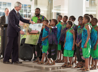 Ric Wells, African Children’s Choir, Canberra, April 2015