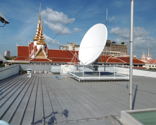Upgraded satellite communications infrastructure, Phnom Penh