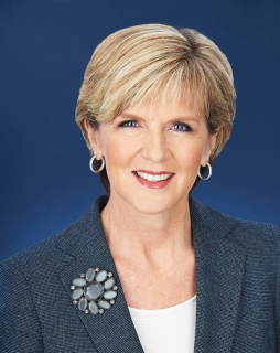 Minister for Foreign Affairs, the Hon. Julie Bishop MP