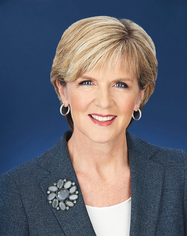 Minister for Foreign Affairs, the Hon. Julie Bishop MP