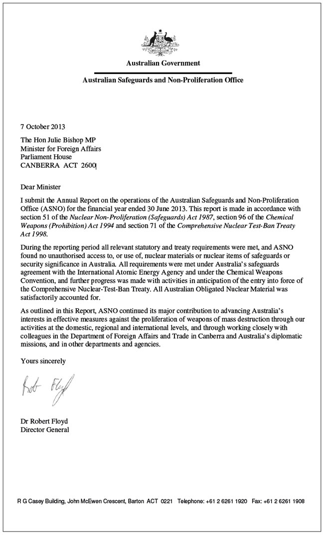 Letter of transmittal