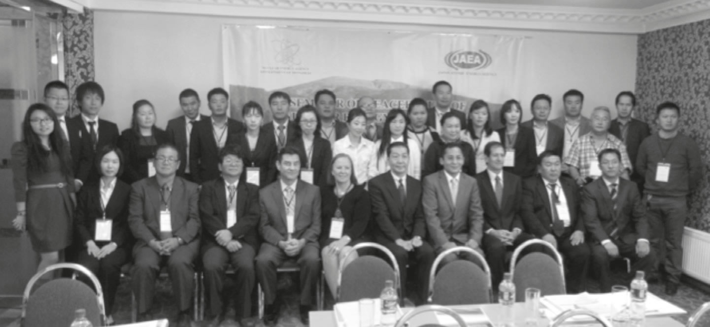 ASNO Assistant Secretary John Kalish participating in the Seminar on Peaceful Use of Nuclear Energy and Nuclear Non-Proliferation in Ulaanbataar, Mongolia, September 2012