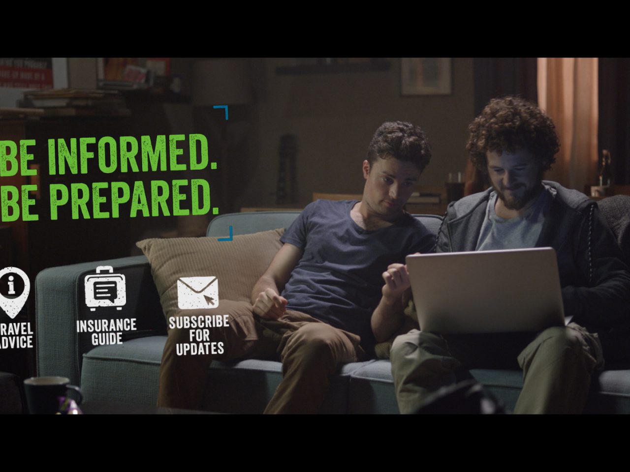 Still from new Smartraveller television advertisements. [DFAT]