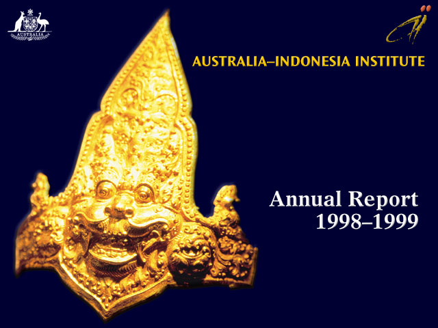 Australia-Indonesia Institute Annual Report. Text navigation below.