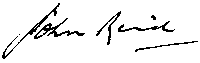John Reid signature