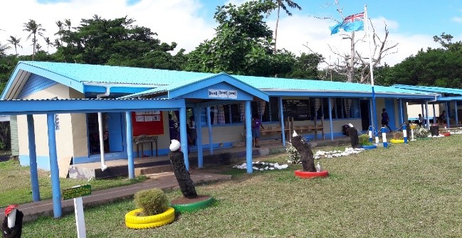 Nabasovi District School is the first school rebuilt on Koro island, with the others not far behind