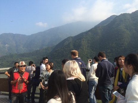 Mountain scenery that surrounds many Paiwan tribes