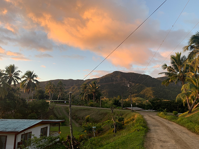 Landscape in Fiji