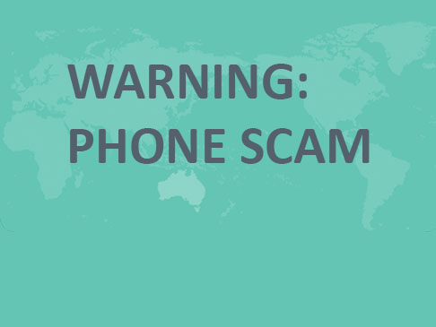 WARNING: PHONE SCAM