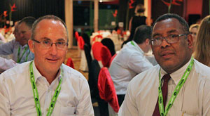 Photo of James Batley and Ivan Pomaleu