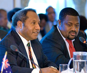 Photo of PNG Foreign Minister, Sam Abal