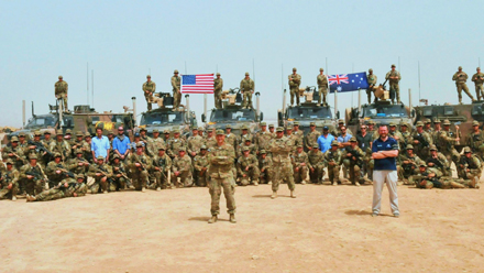 Team photo of Provincial Reconstruction Team in Uruzgan