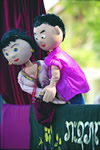 Photo of two puppets