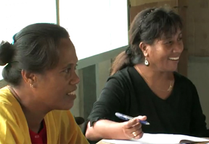 Kiribati teachers at in-service training