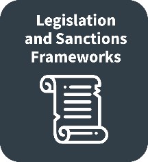 Legislation and sanctions frameworks