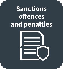 Sanctions offences and penalties