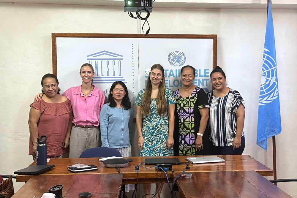 Shannon undertook a three-month internship with UNESCO in Samoa as part of her NCP Scholarship.