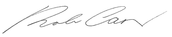 Bob Carr signature