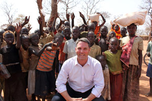 Richard Marles meets residents of Yida refugee camp on the border of Sudan and South Sudan.