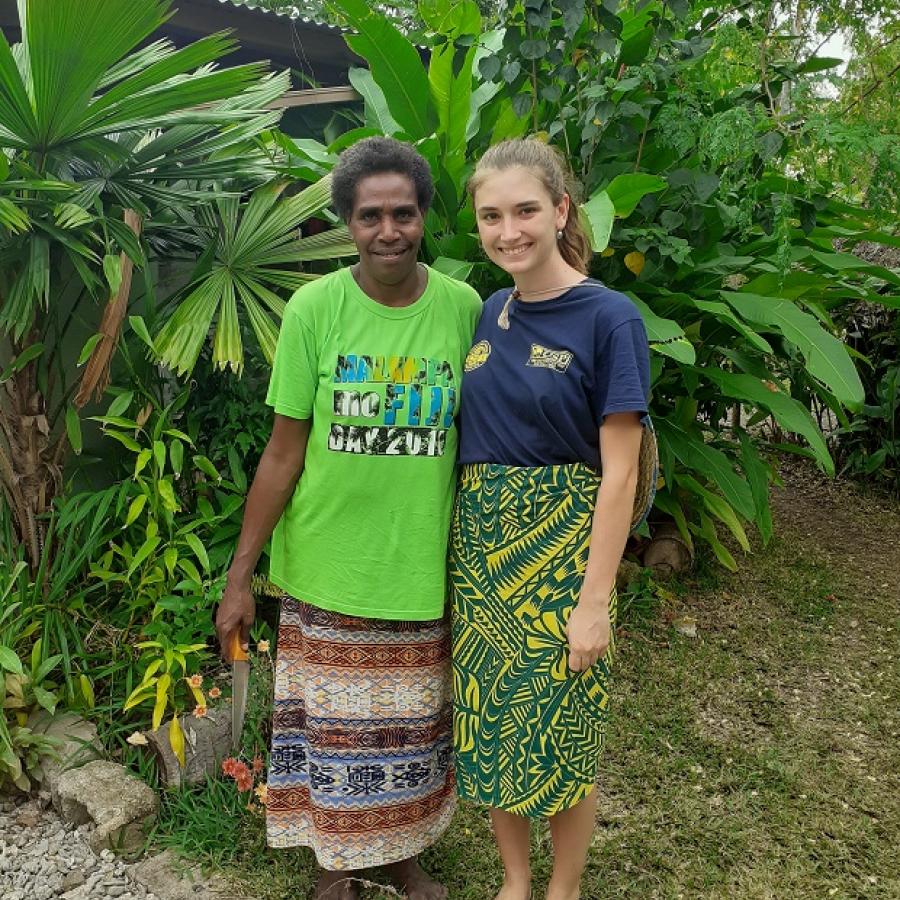 Aunty Guenola and Naomi
