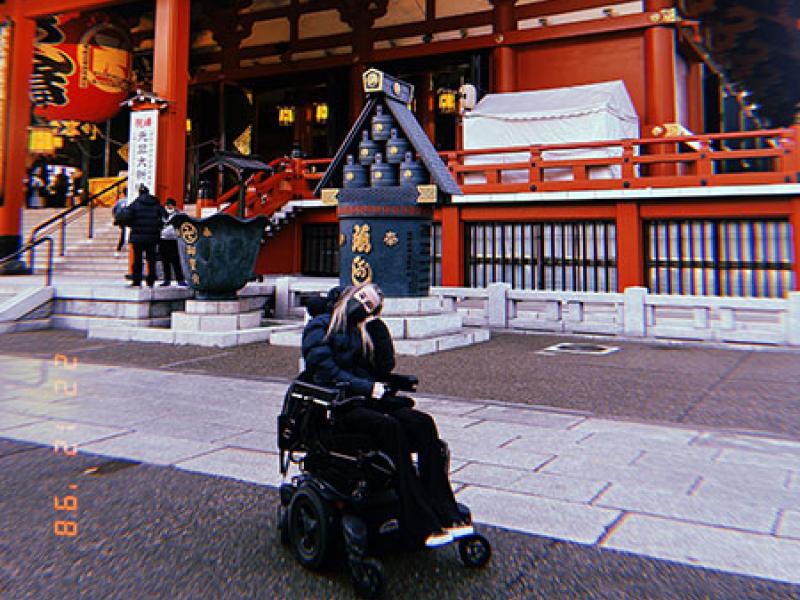 NCP scholar Cody Gray in Japan