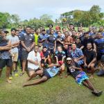 Group of people in a field