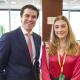 Amelia Frey with Minister Ian Watt