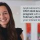 Decorative image with following text 'Applications for the DFAT 2024 Graduate program will open in February 2023, register your interest today!'