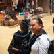 Lee-Ann posing for photo with Nubian craftswoman.