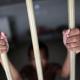 Prisoner in Cipinang Narcotics Prison, Jakarta.