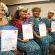 Photo of four Australian Pacific Training Coalition Tuvalu graduates. 