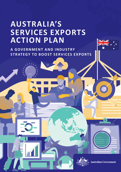Australia’s Services Exports Action Plan cover photo.