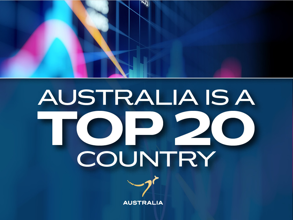 Australia is a top 20 country
