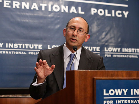 Secretary Peter Varghese speaking at the Lowy Institute in Sydney