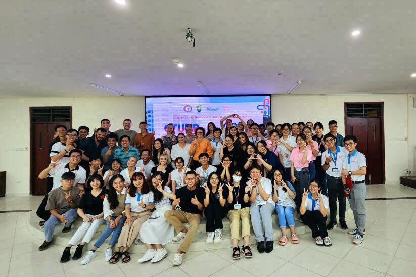 Group photo of sonography students.