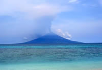 Mannam Island volcano