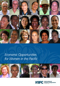 Cover of report Economic Opportunities for Women in the Pacific